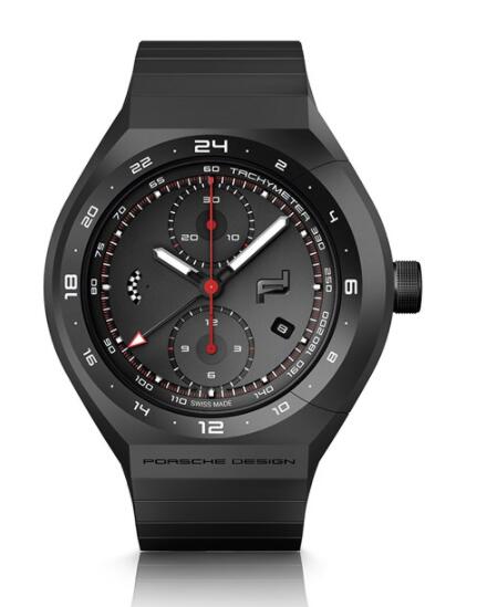 Replica Porsche Design Watch MONOBLOC ACTUATOR 24-H-CHRONOTIMER ALL BLACK 4046901818685